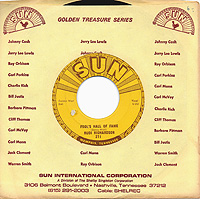 Plattencover Sun Records