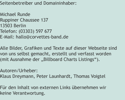 Impressuminformationen